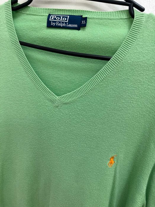 sweter zielony polo ralph lauren xl