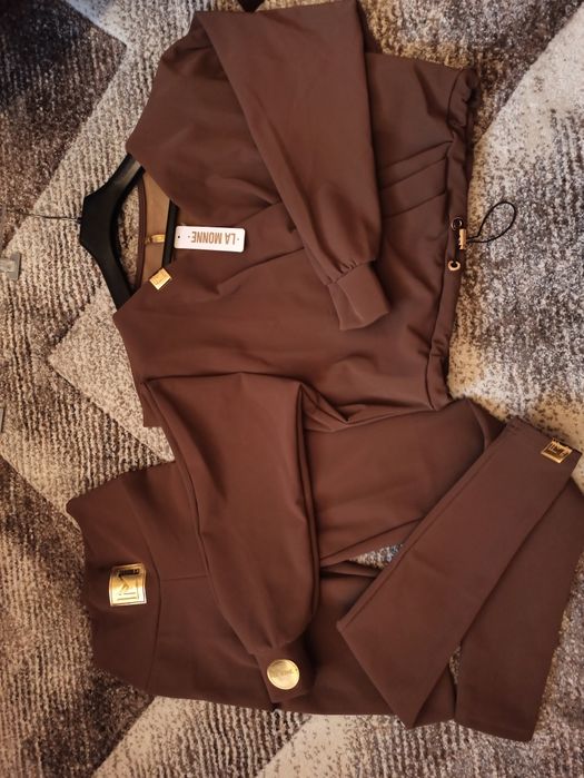 Komplet La monne Habibi z miękkiej eko skóry nowy