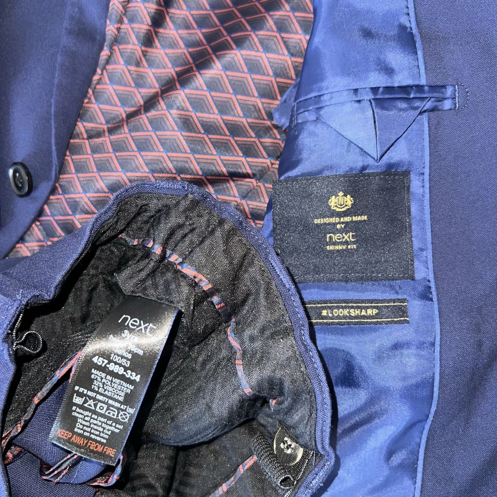 Речі на хлопчика святкові, нарядні костюм класичний Next, сорочка H&M