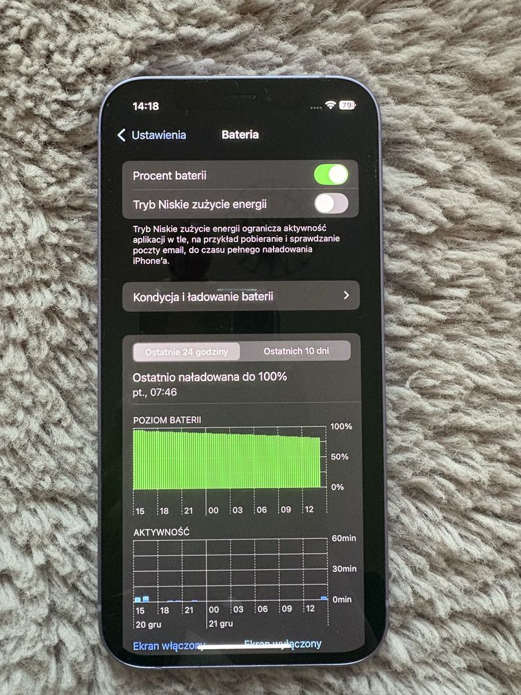 Iphone 12 fioletowy