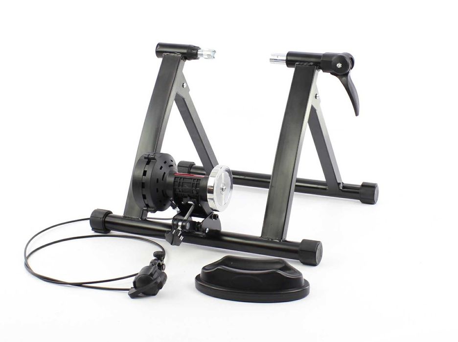 Trenażer magnetyczny rowerowy podstawka +manetka 6biegów TRENUJ W DOMU