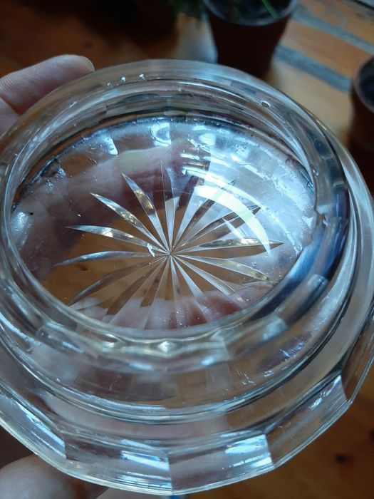 Manteigueira em Vidro trabalhado