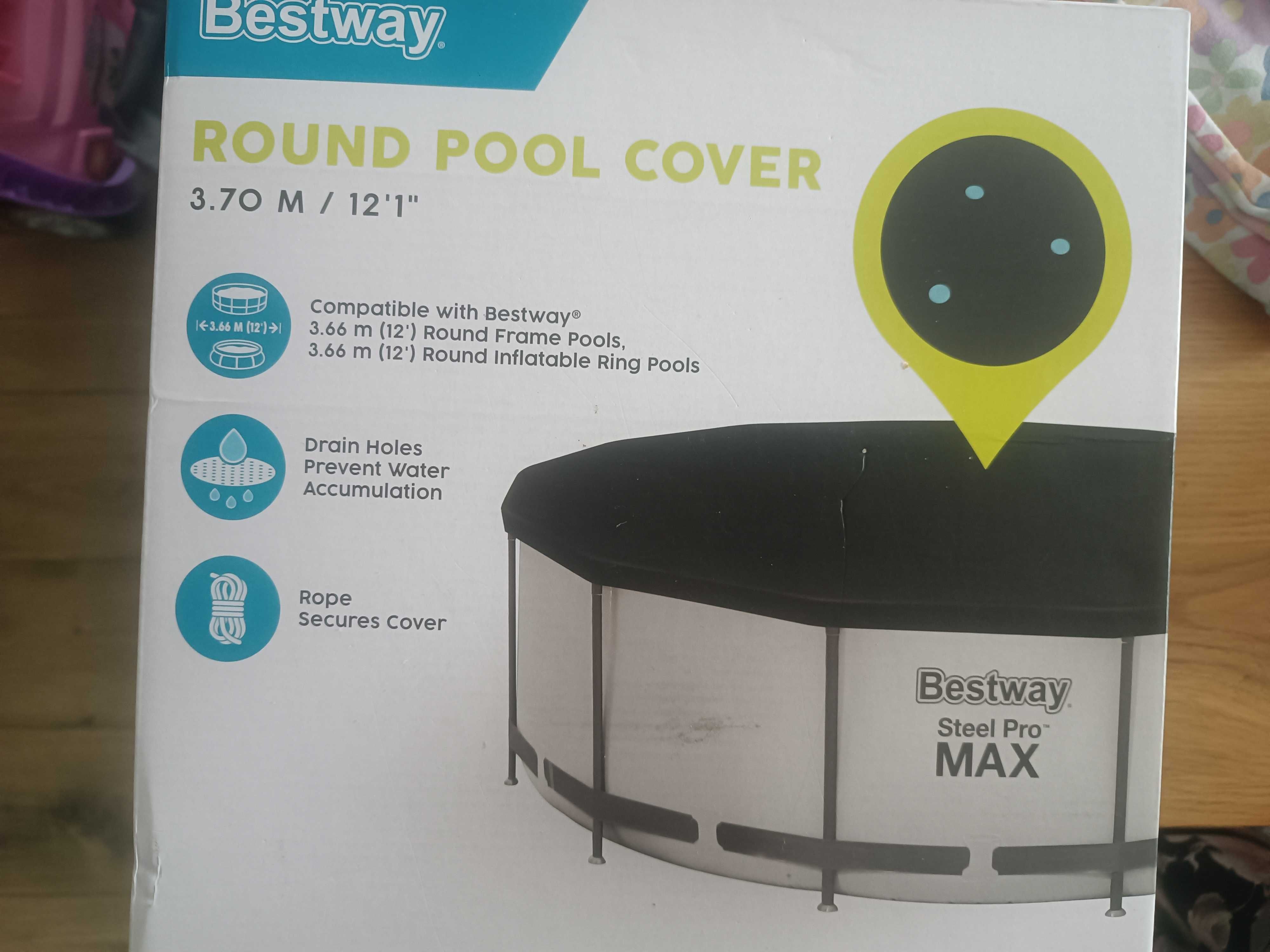 Drabinka dwustronna pokrywa solarna na basen pompa filtrująca