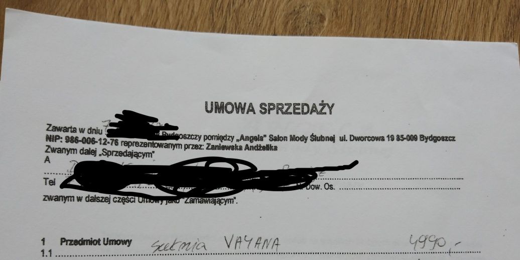 Suknia ślubna Angela