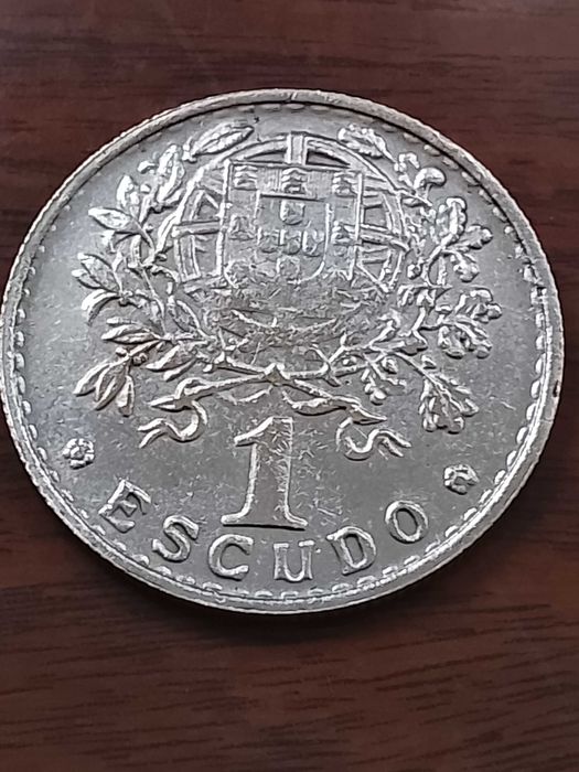 Moeda de 1 escudo de 1935 - rara