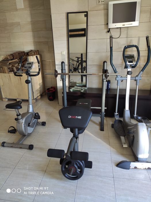 Conjunto de máquinas de ginásio BH