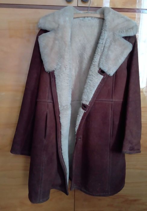 Sprzedam ciepły stylowy kożuch 182 cm z PRL