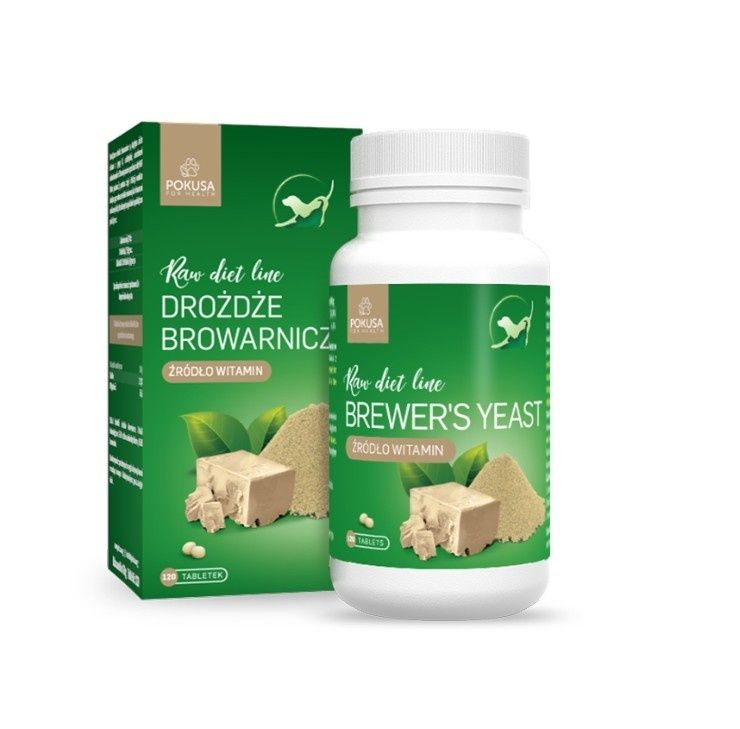 RawDietLine Drożdże browarnicze dieta bard 120tabl