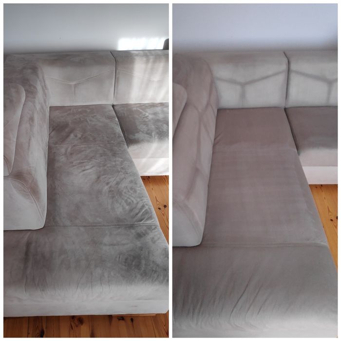 Pranie czyszczenie tapicerki meblowej narożnika kanapy cały powiat