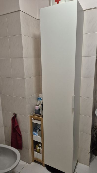 Armário alto de WC IKEA – branco (40×30×192 cm)