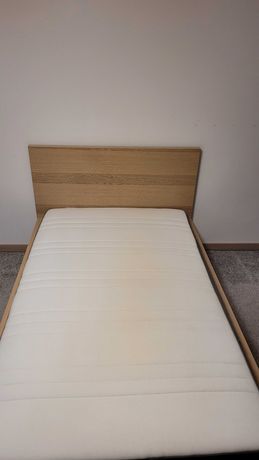 Łóżko Ikea Malm, materac Hovag 120x200