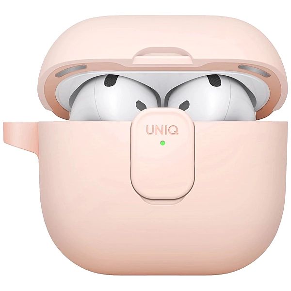 Etui UNIQ Clyde Lock Case do AirPods 4 - różowe
