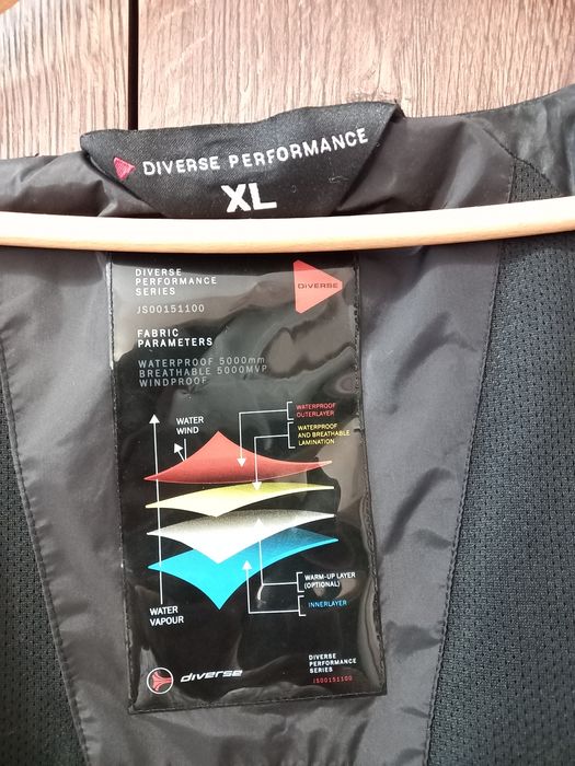 Diverse performance przeciwdeszczowa kurtka XL