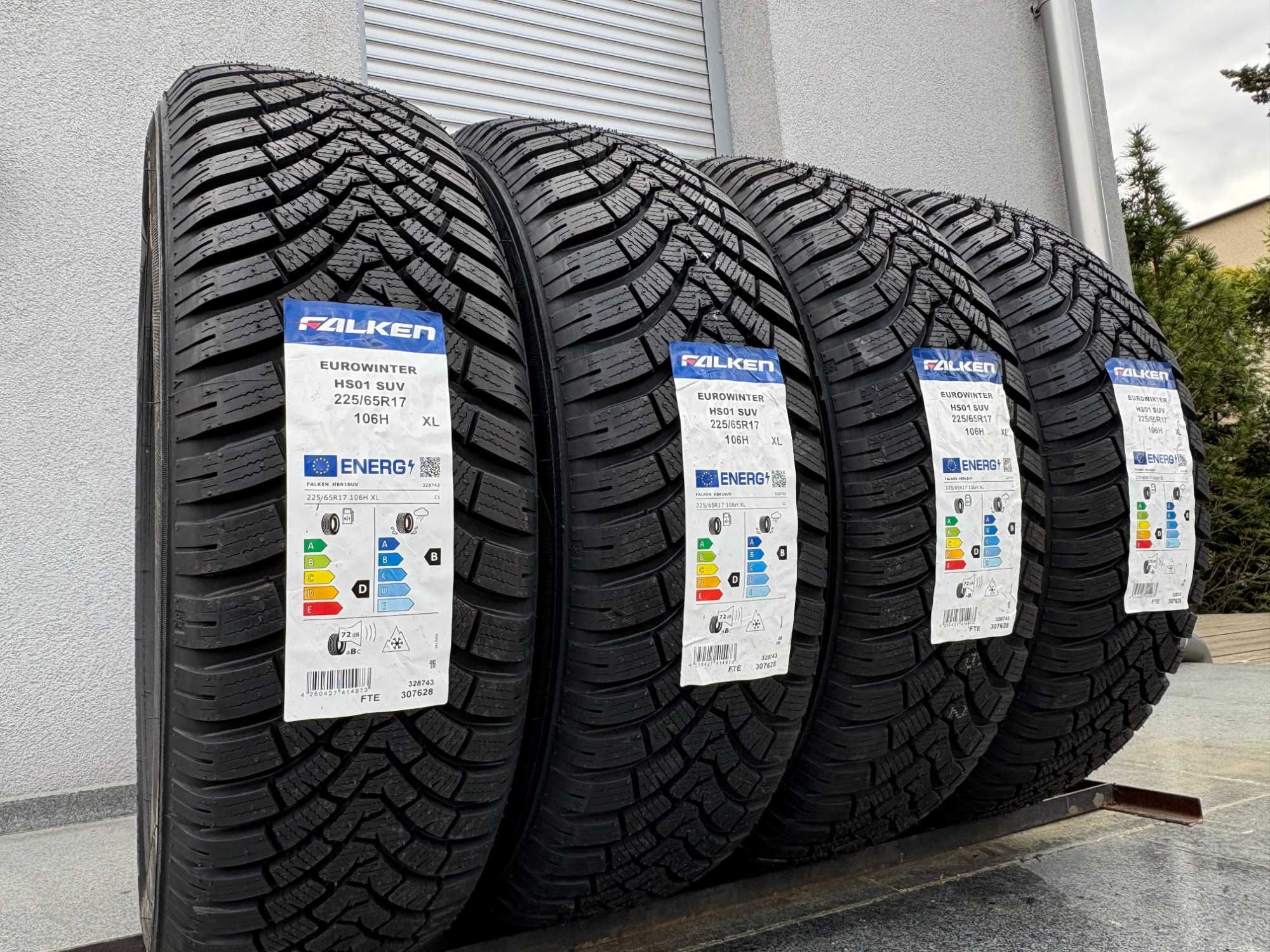 4szt zimowe 225/65R17 Falken Eurowinter 106H XL D,B,72db NOWE!