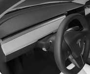 Peça de protecção em silicone para Tesla Model 3 ou Model Y