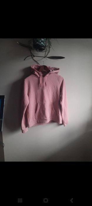 Bluza różowa z kapturem
