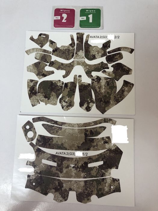 Тактические камуфляжные наклейки для очков DJI Goggles 3 наліпки