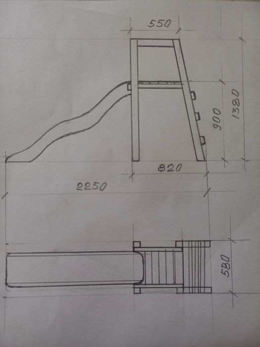 Дитячий майданчик новий