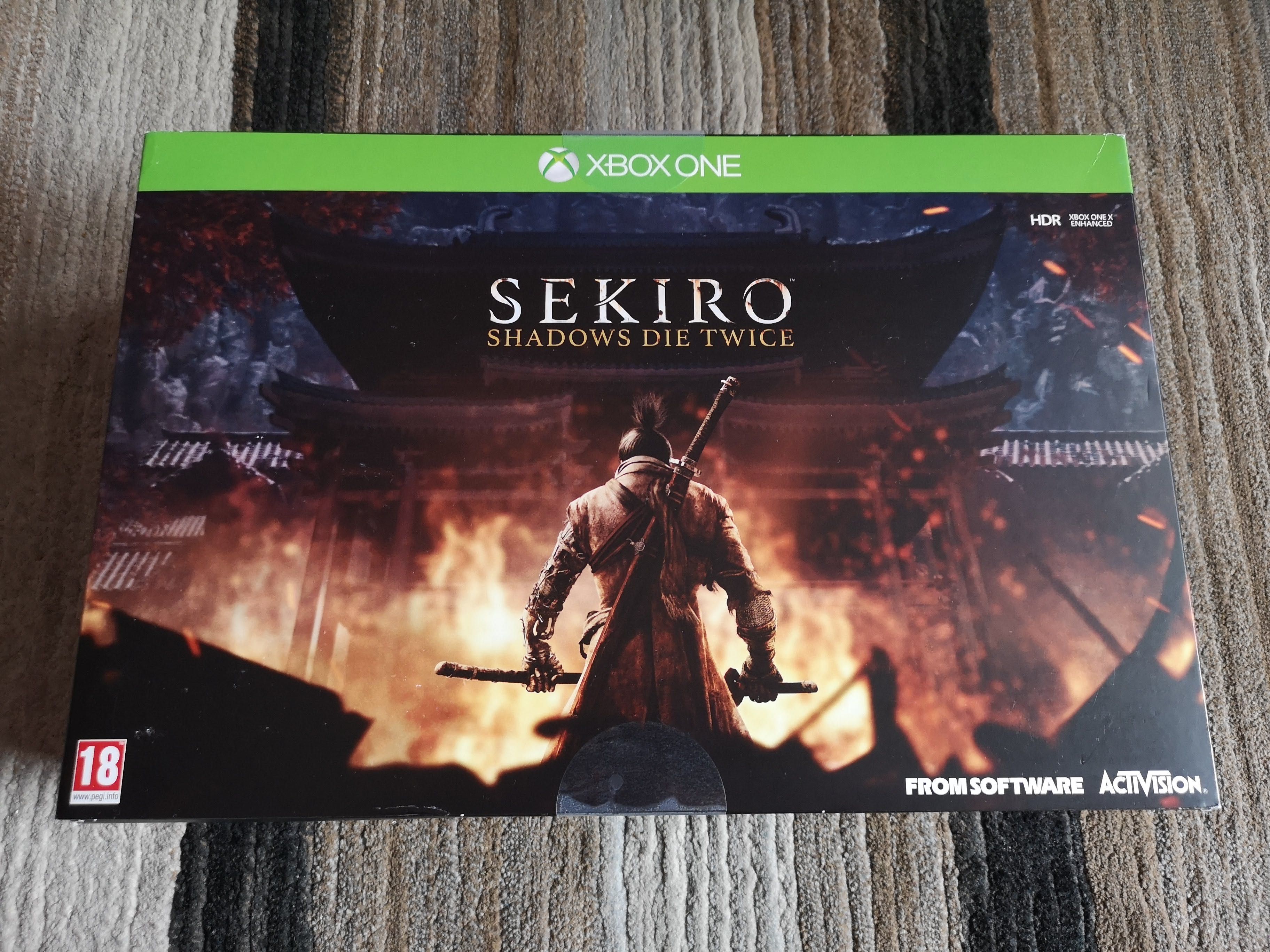 Sekiro: Shadows Die Twice Edycja Kolekcjonerska, Xbox, Nowa, Plomby