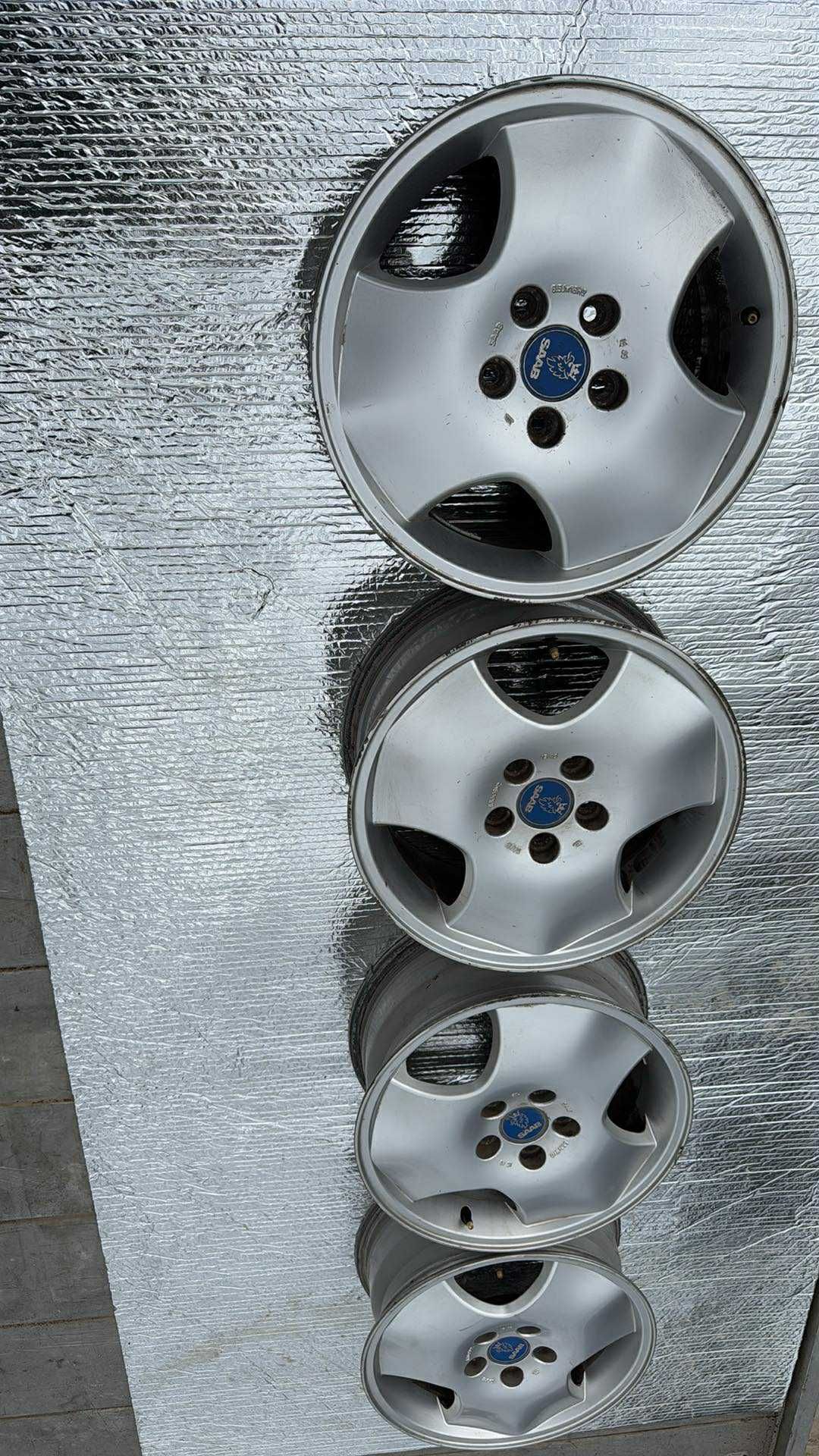Felgi aluminiowe Saab 9-3 93 OE Viking 6.5" x 17" 5x110 felga alufelgi