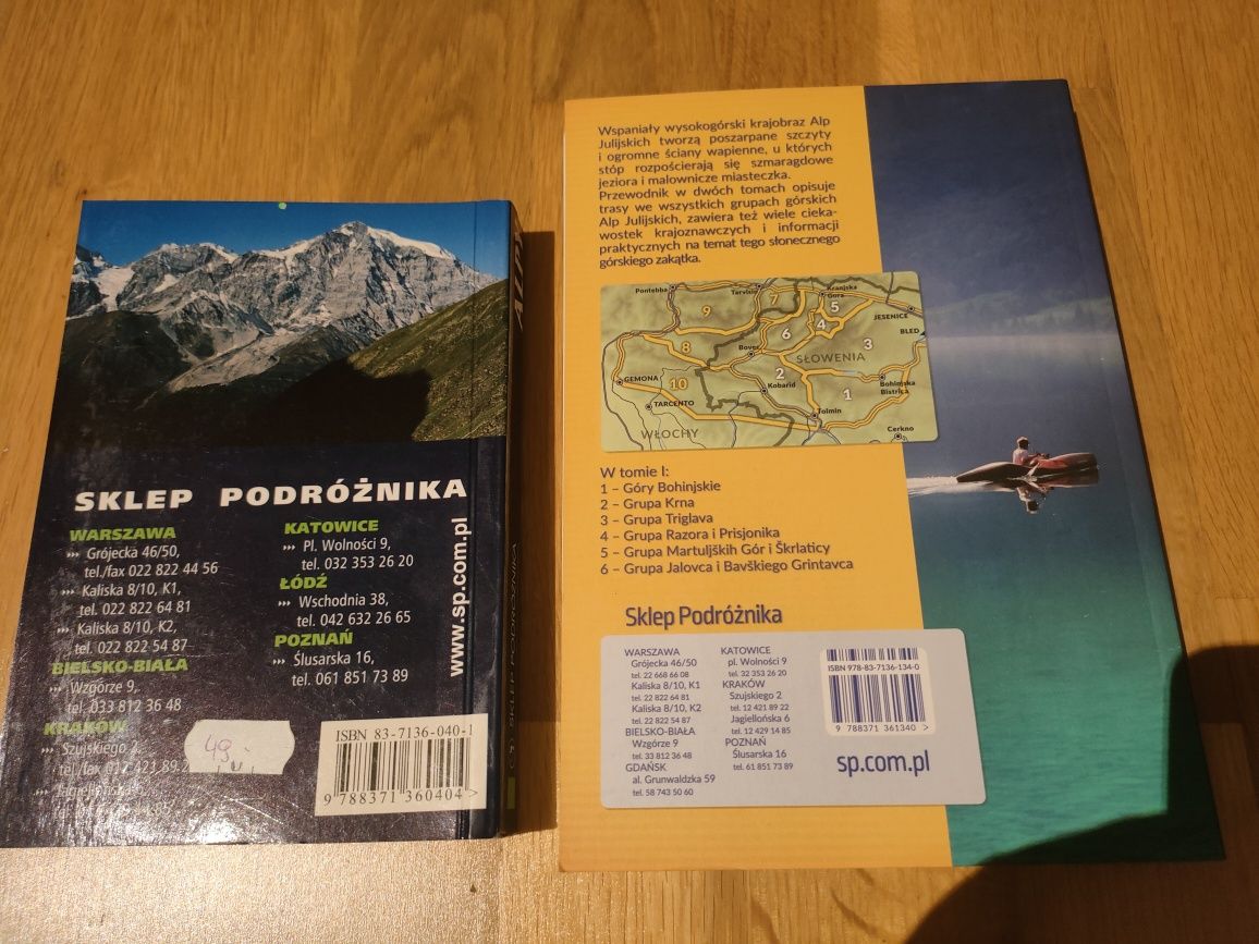 Alpy, Alpy Julijskie tom 1, zestaw. Sklep podróżnika.