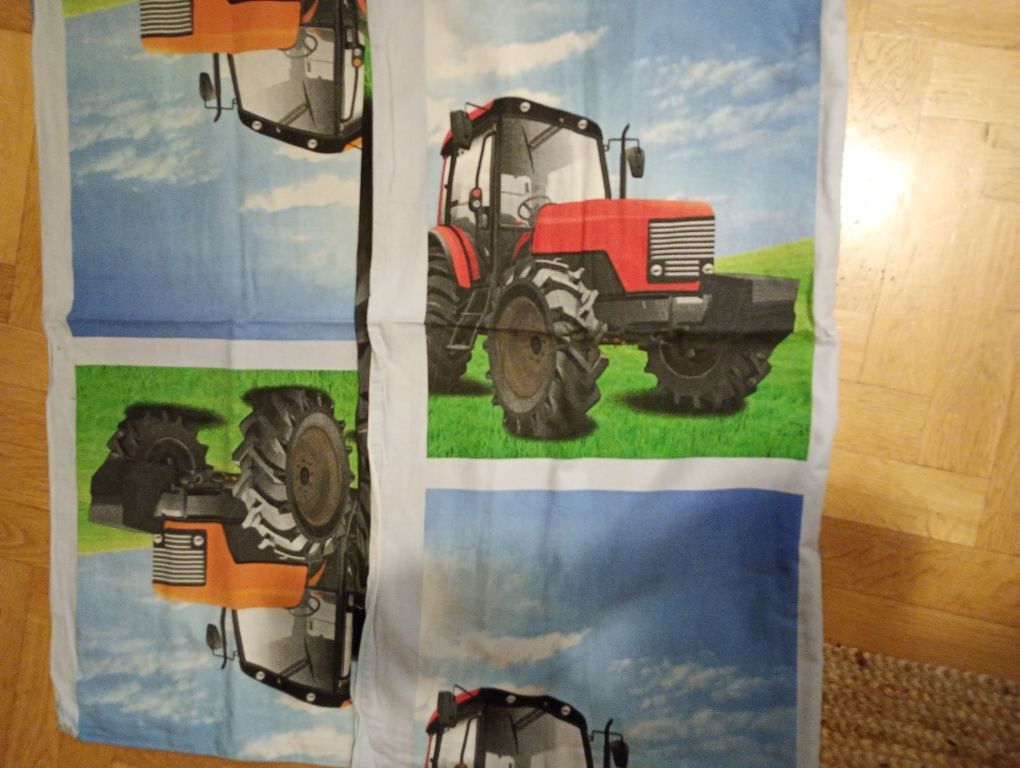 Komplet pościeli bawełna 140-200 Traktory gratis