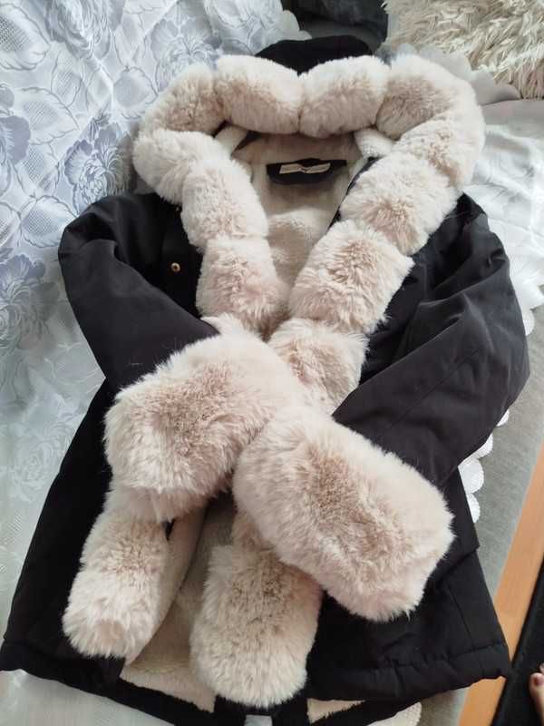 parka zimowa dla dziewczynki - 146/152cm