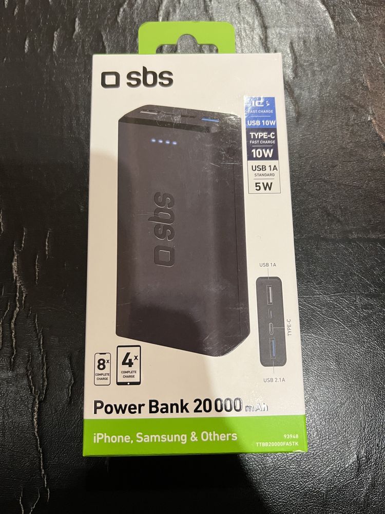 Power Bank 20000mAh SbS