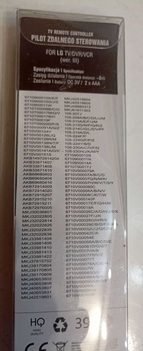 Pilot uniwersalny do TV - LG