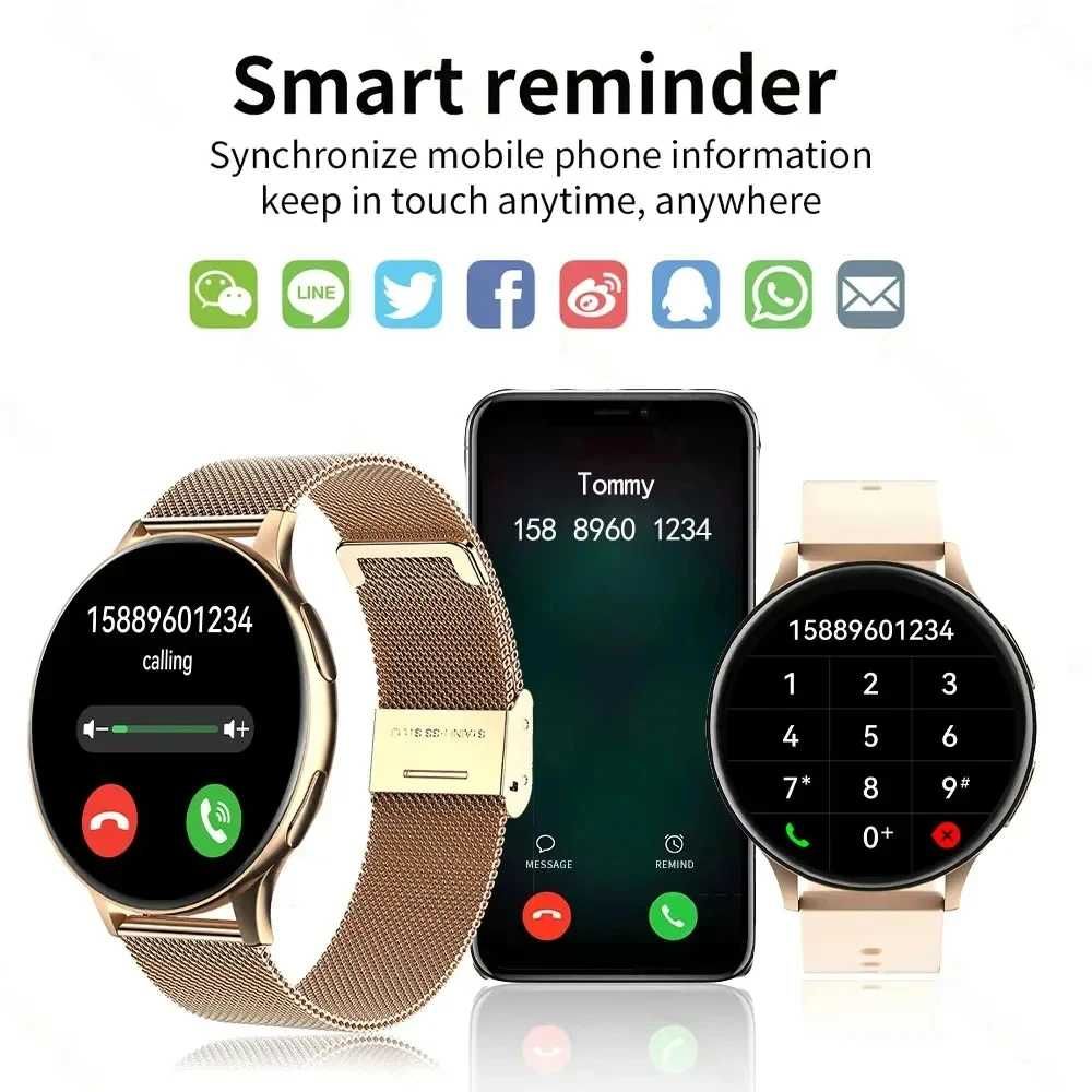 Smartwatch  1,28" android  Złoty (2 modele)