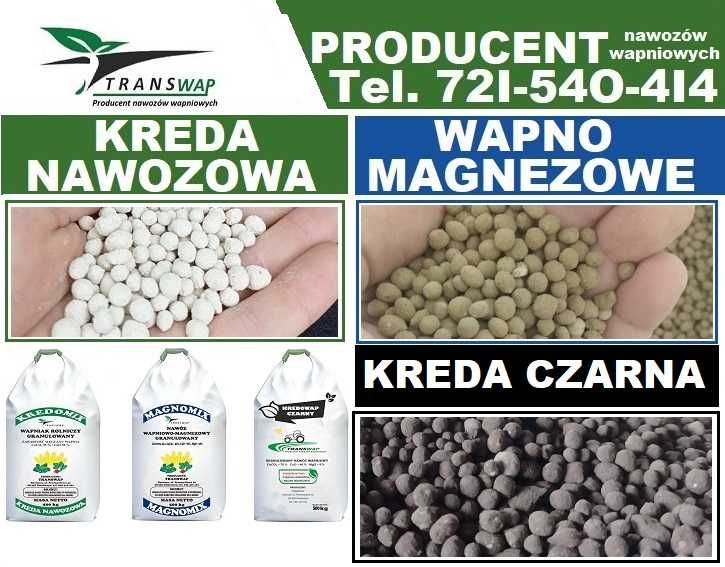 wapno granulowane PRODUCENT magnezowe kredowe Kreda CZARNA JAKOŚĆ