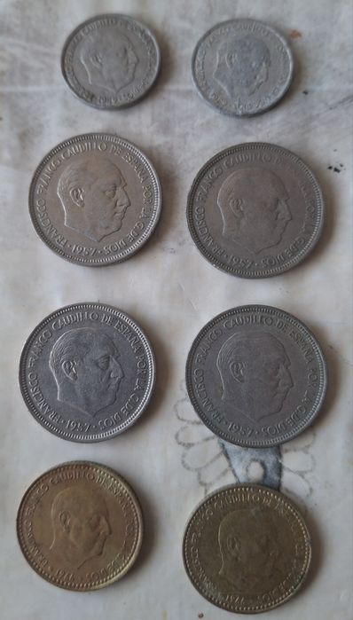 Moedas de Franco Espanha