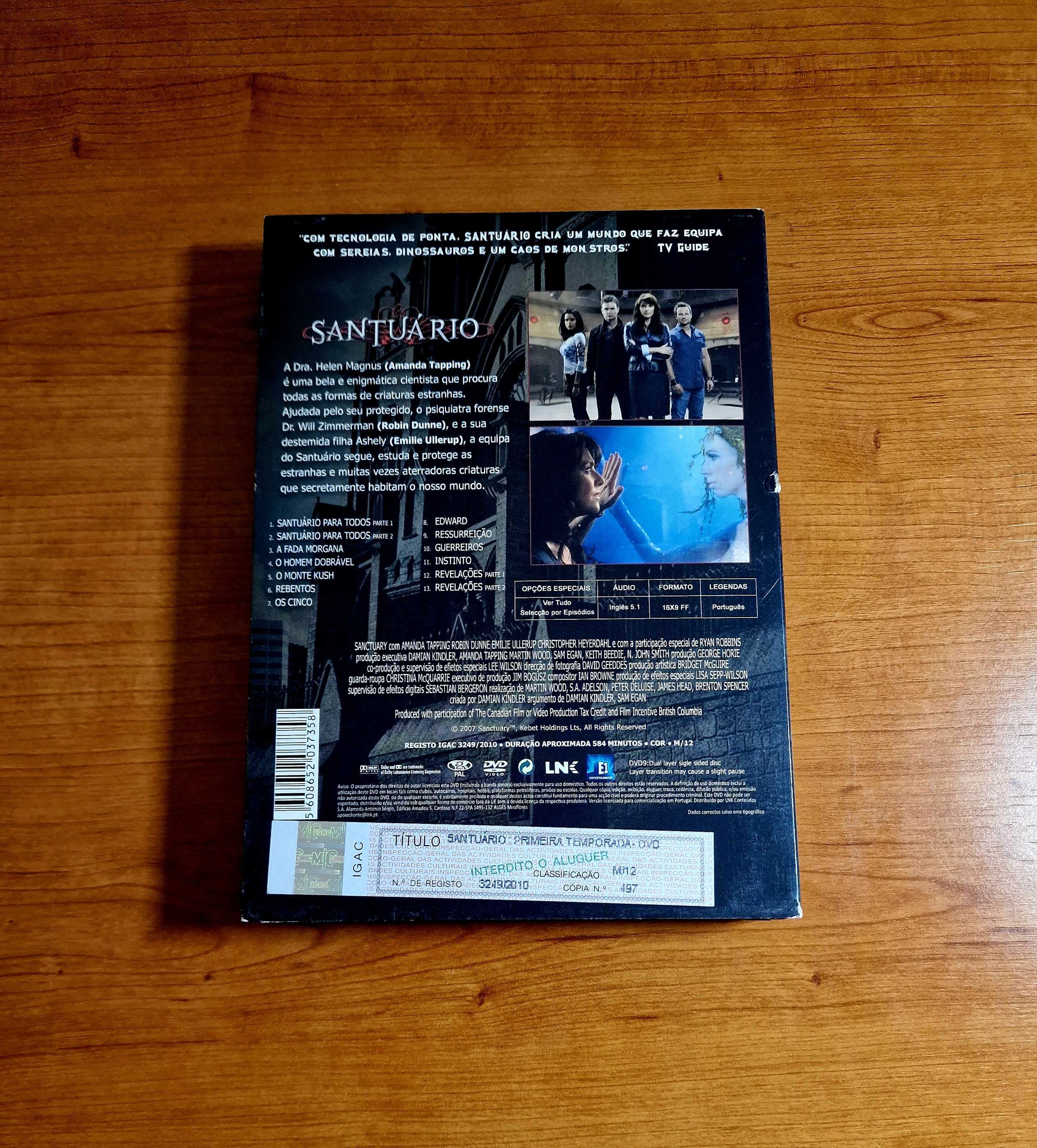 SANTUÁRIO - Temporada 1 / Os 13 Episódios em 3 discos / Sobrenatural