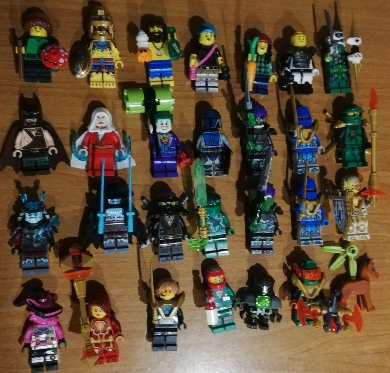 Lego figurki ninjago star wars minifigures dc nexo knights