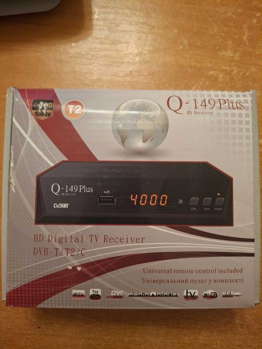 Цифровий Т2 тюнер Q-149 Plus