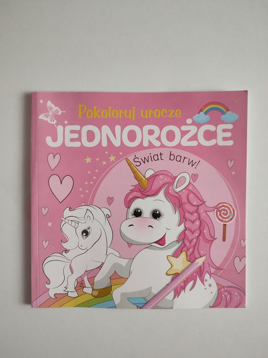 Kolorowanka pokoloruj urocze jednorożce