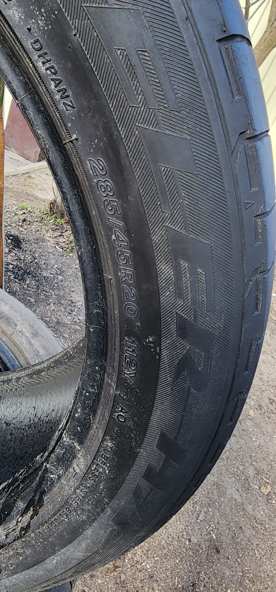 285/45 R20 BRIDGESTONE лето 4шт