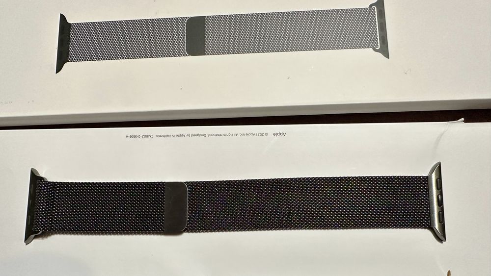 Oryginalna bransoleta mediolańska do Apple Watch - kolor grafitowy