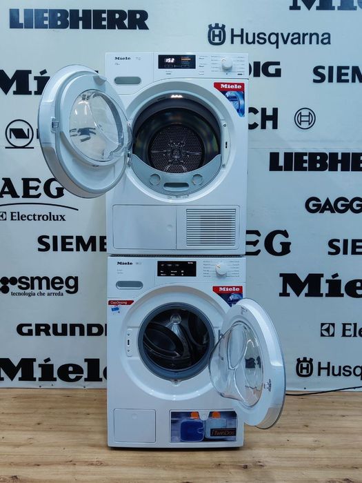 Комплект Miele™. Стиральная машина+Сушильная. Wi-Fi. Прозрачные люки.
