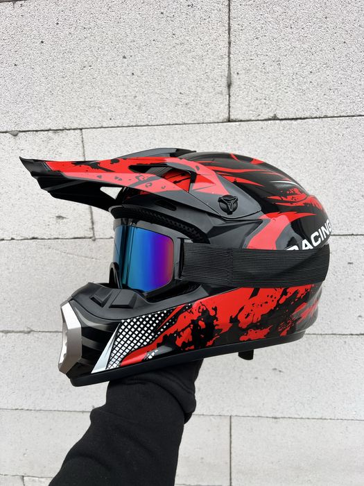 Мотошлем, эндуро шлем, кроссовый шлем, вело шлем, шлем для мотоцикла