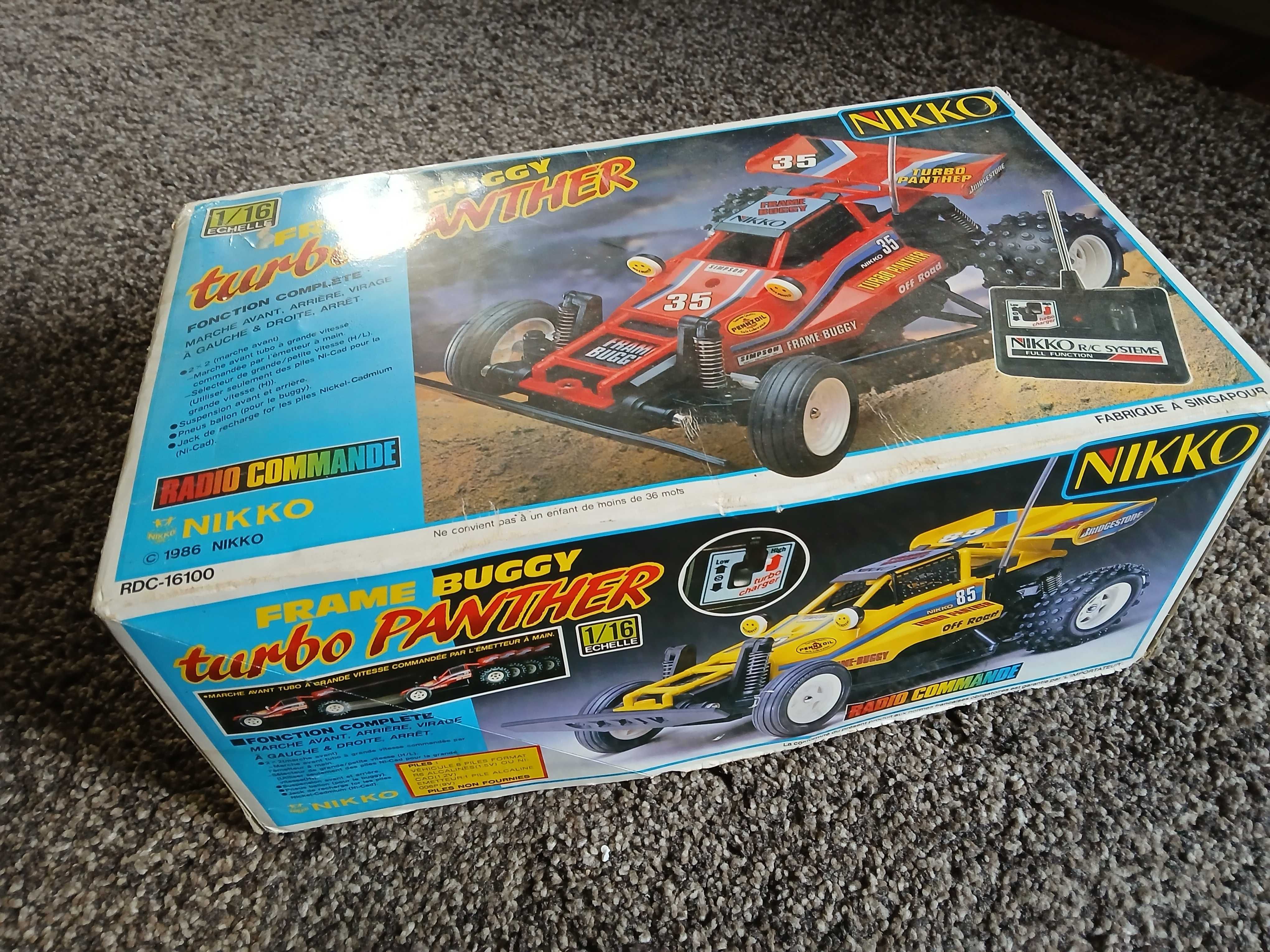 Buggy da NIKKO - "Frame buggy turbo panther"- com caixa original