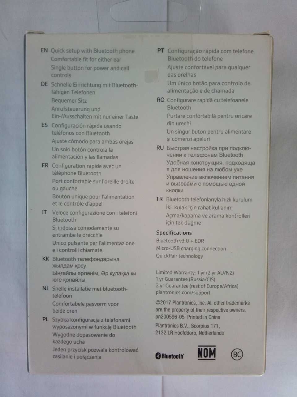 Auricular de mãos livres, NOVO!