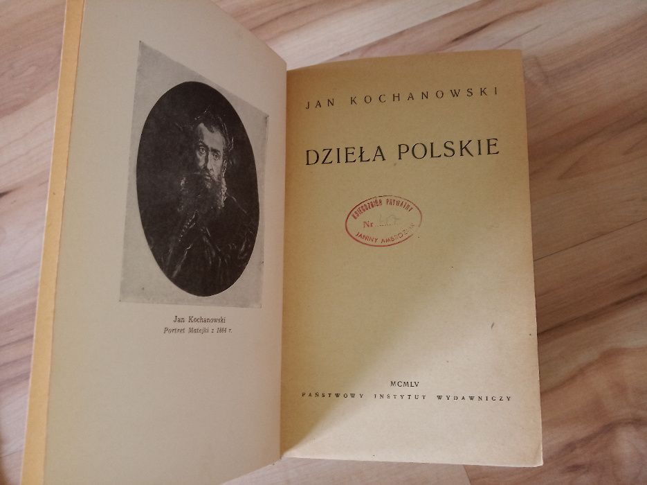 Dzieła Polskie 1-3 Jan Kochanowski 1955