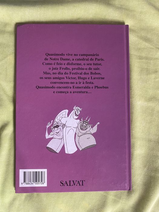 Livro da Disney Corcunda de Notre Dame