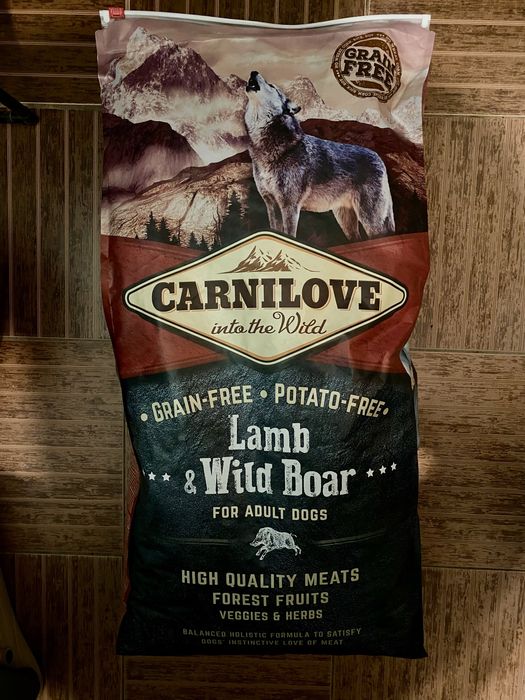 Корм Carnilove Dog Adult Lamb & Wild Boar (Ягня&Кабан) 12 кг