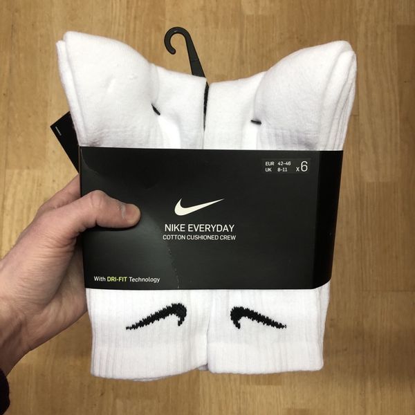 Комплект 6 Носки Шкарпетки Nike Everyday Jordan (M по XL) (SX7666-100)