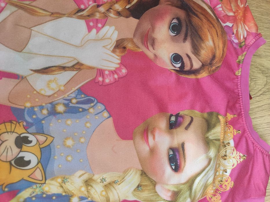 T-shirt dziewczynka lato File Kids 110 ELSA i Anna