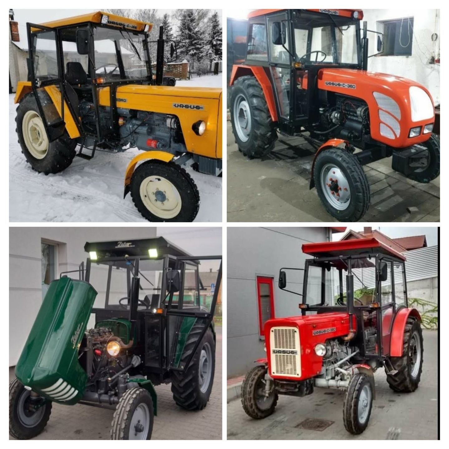 Kabina kabiny ursus traktor ciągnik rolniczy C-330 C-360 MF-255 MF-235