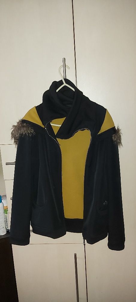 Kurtka softshell obszerny kołnierz i kaptur Roxy XS S