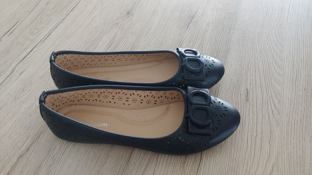 Czarne balerinki rozmiar 39